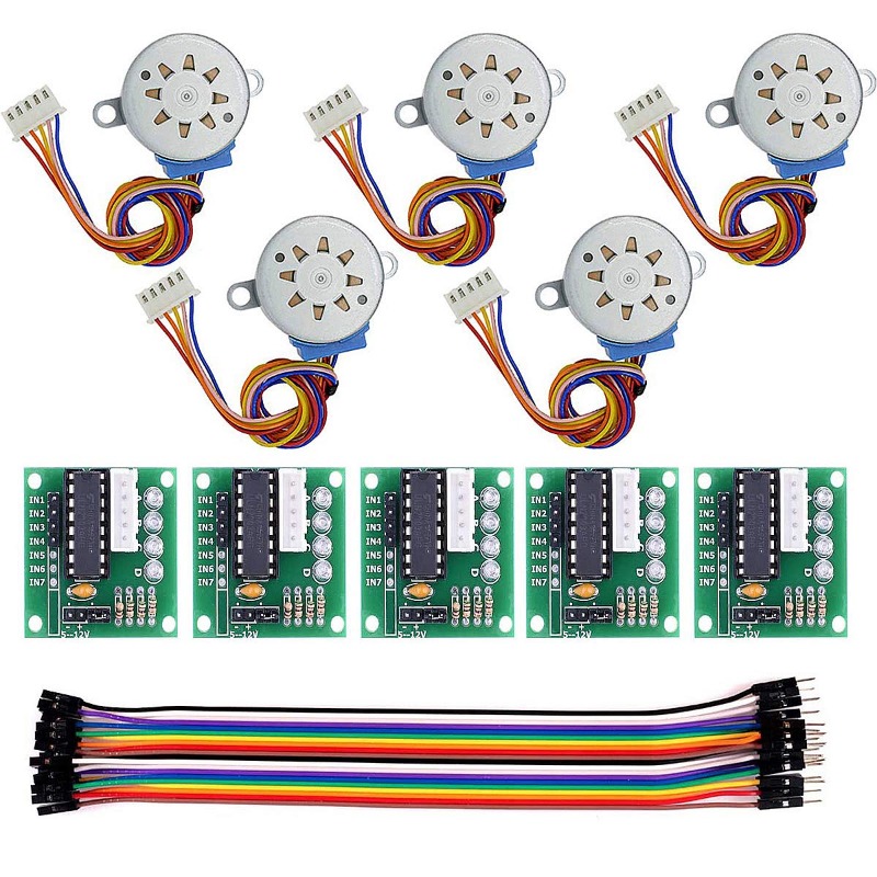 Stepper Motor 28Byj - 5 مجموعات ULN2003 28BYJ-48 5 فولت