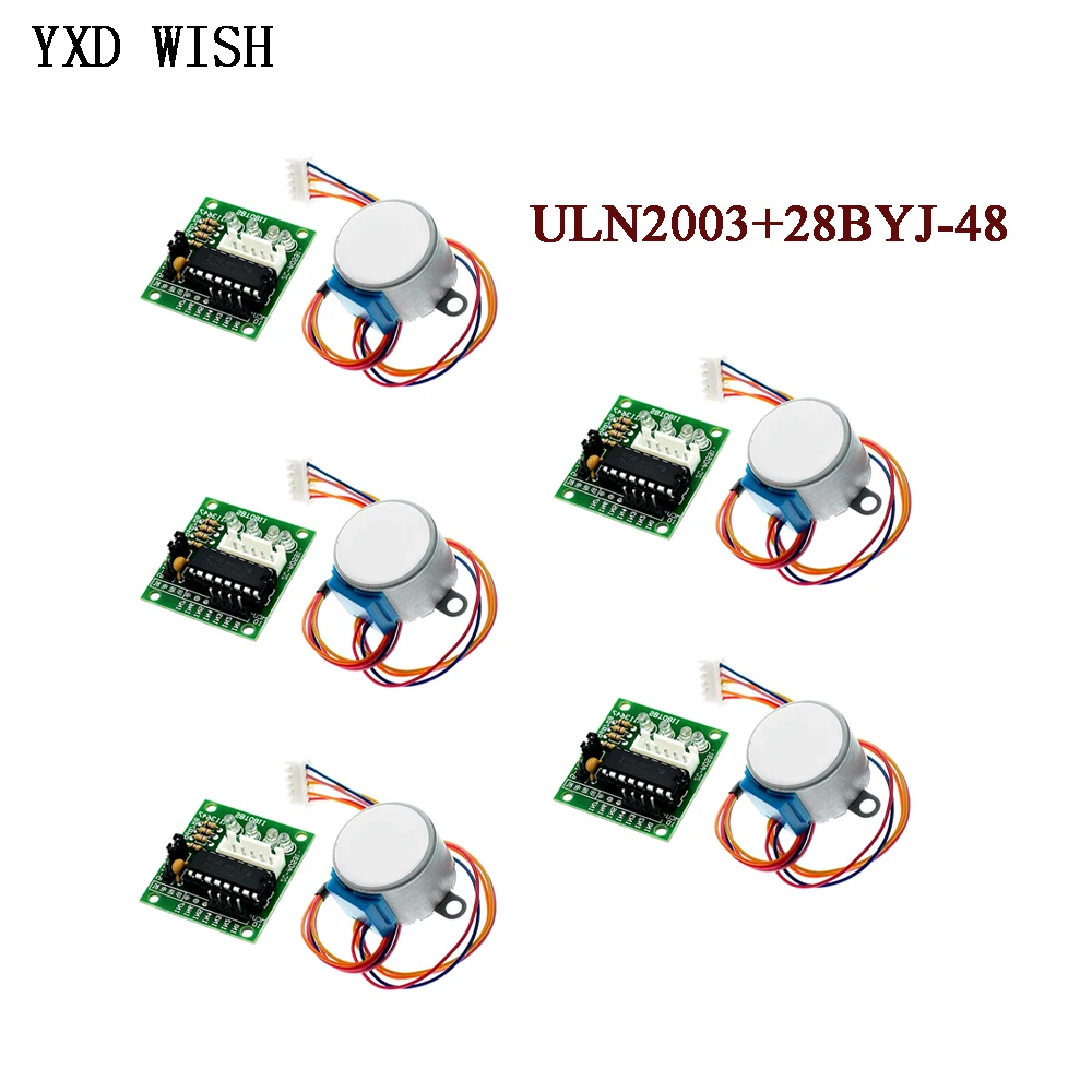 Stepper Motor 28Byj - محرك متدرج تروس التخفيض ، 4