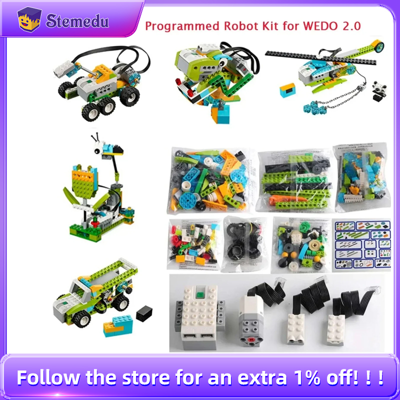 Diy Electronics Toys - STEM We-do2.0 45300 مجموعة البرمجة الأساسية