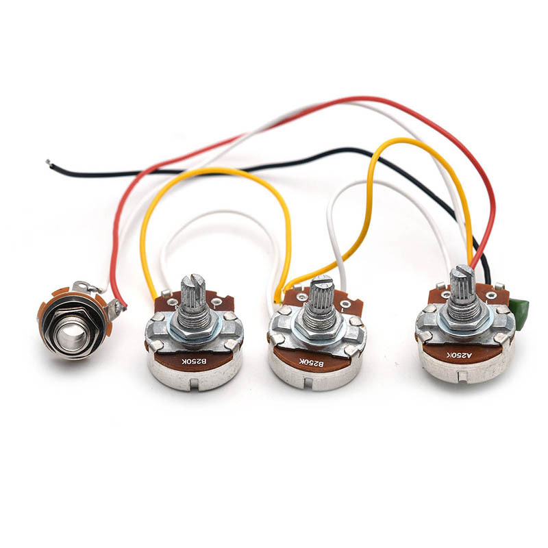 Diy Guitar Electronics Kit - طقم توصيلات كهربائية للجيتار الباس الكهربائي