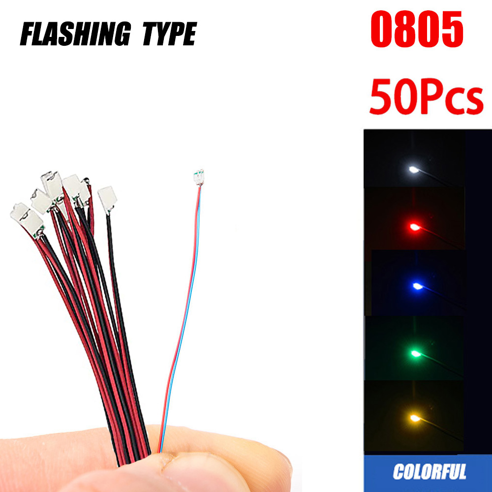 Smd Solder Paste - 50 قطعة/الحقيبة 0805 وامض LED مصلحة