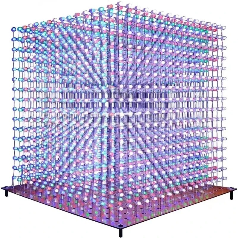 Diy Electronics Kits - 3 مكعبات إضاءة D16mini، طقم 16x16x16،