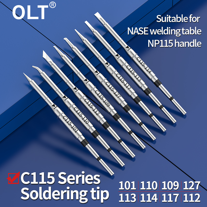 Smd Solder Paste - رأس مكواة لحام C115 طراز C115-105/125/117/113/114/112/109/127/101/110/120/107