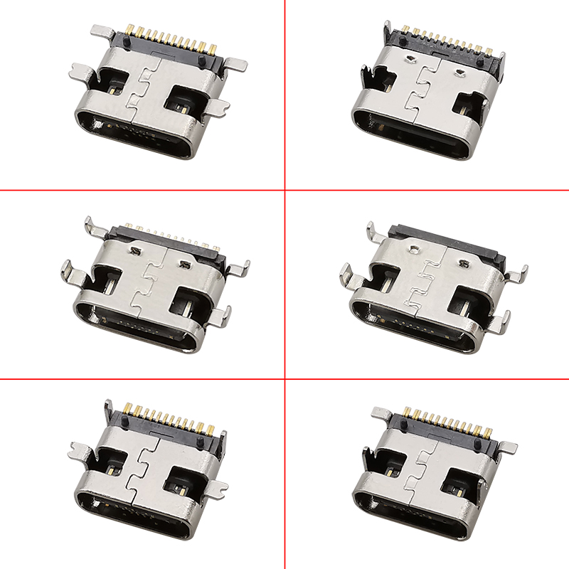 Smd Solder Paste - USB نوع C أنثى موصل 16