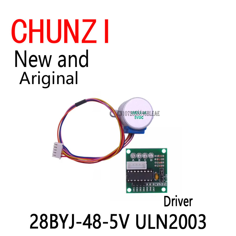 Stepper Motor 28Byj - محرك متدرج رباعي الأطوار + لوحة