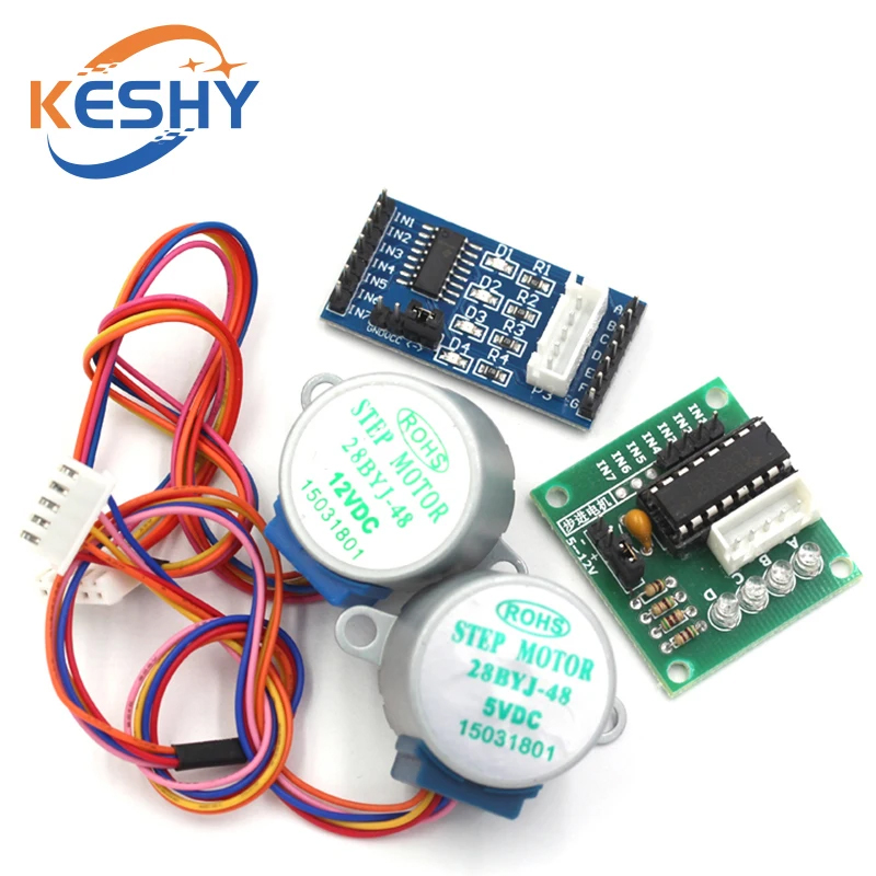 Stepper Motor 28Byj - 5 فولت 4-Phase 28BYJ-48 تيار مستمر