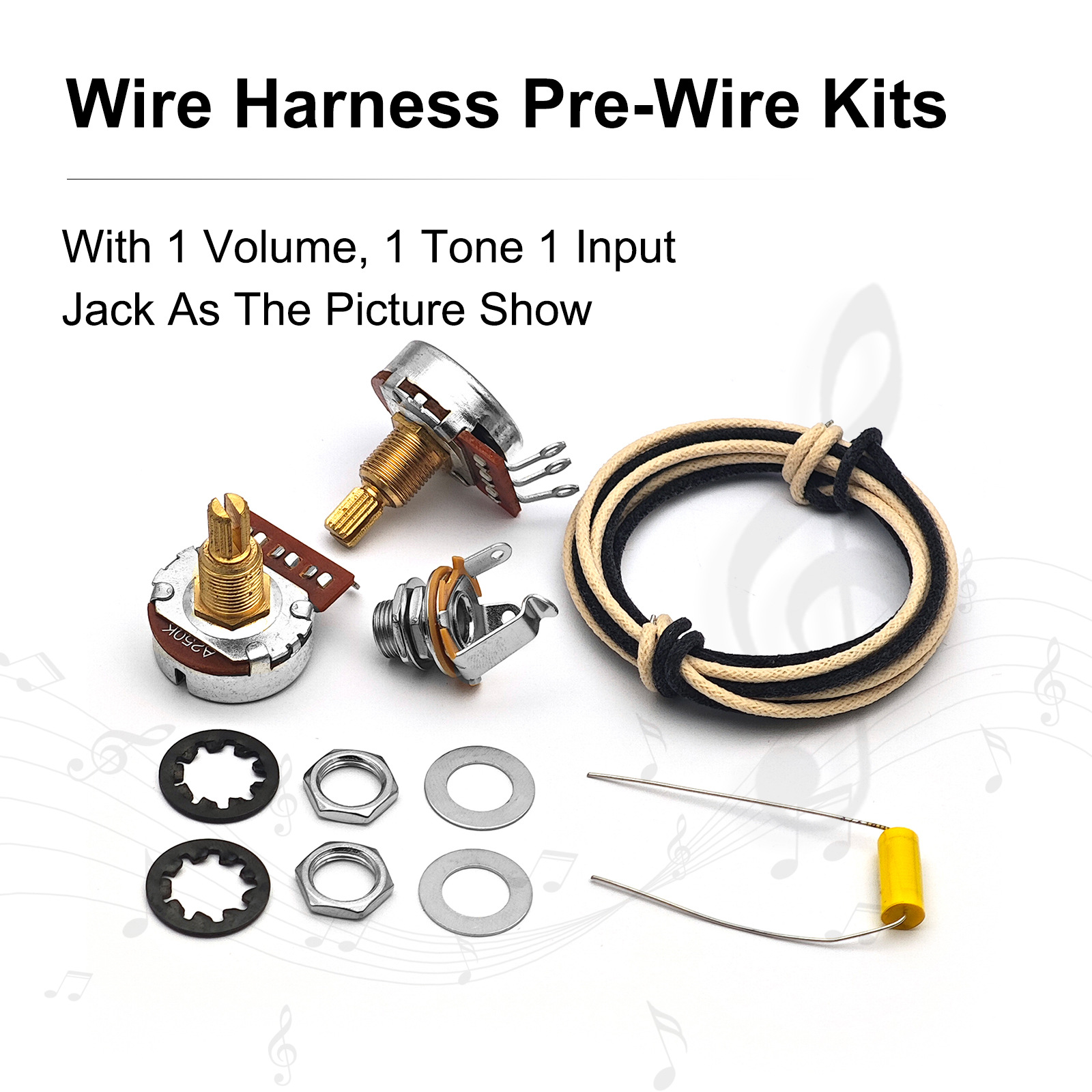 Diy Guitar Electronics Kit - طقم أسلاك DIY للجيتار الكهربائي باس،