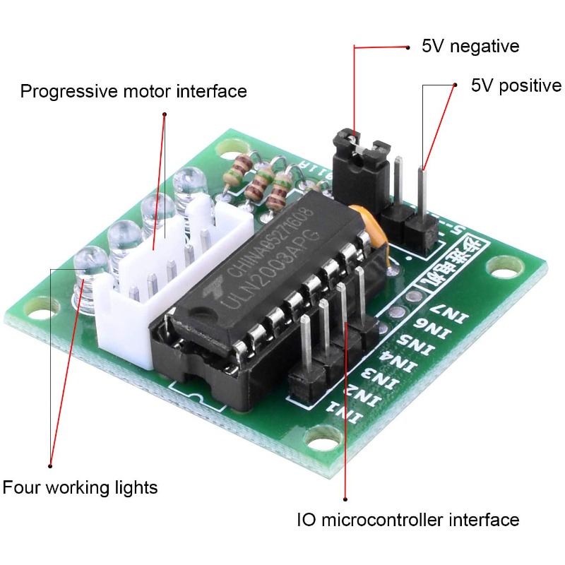 5 مجموعات ULN2003 28BYJ-48 5 ف - مراجعة Stepper Motor 28Byj وسعره
