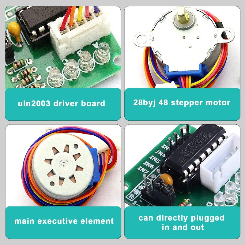 5 مجموعات ULN2003 28BYJ-48 5 ف - مراجعة Stepper Motor 28Byj وسعره