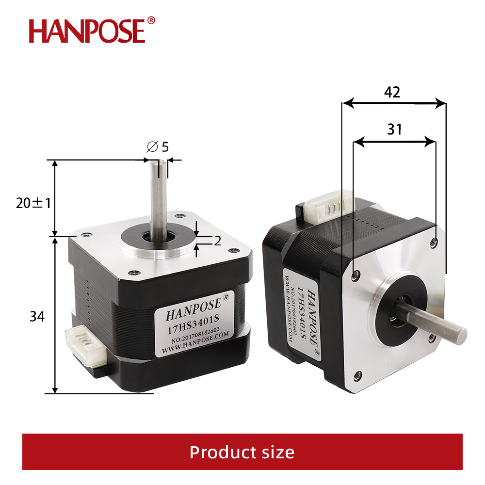 محرك خطوي Nema 17 طراز 17HS340 - مراجعة Stepper Motor 28Byj وسعره