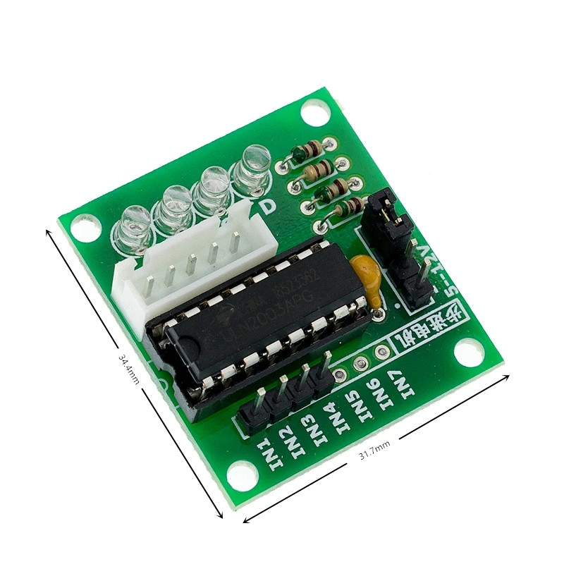 وحدة لوحة تحكم محرك متدرج ULN2 - مراجعة Stepper Motor 28Byj وسعره