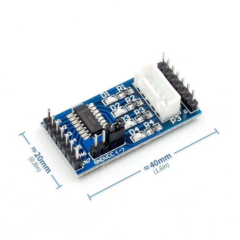 وحدة لوحة تحكم محرك متدرج ULN2 - مراجعة Stepper Motor 28Byj وسعره