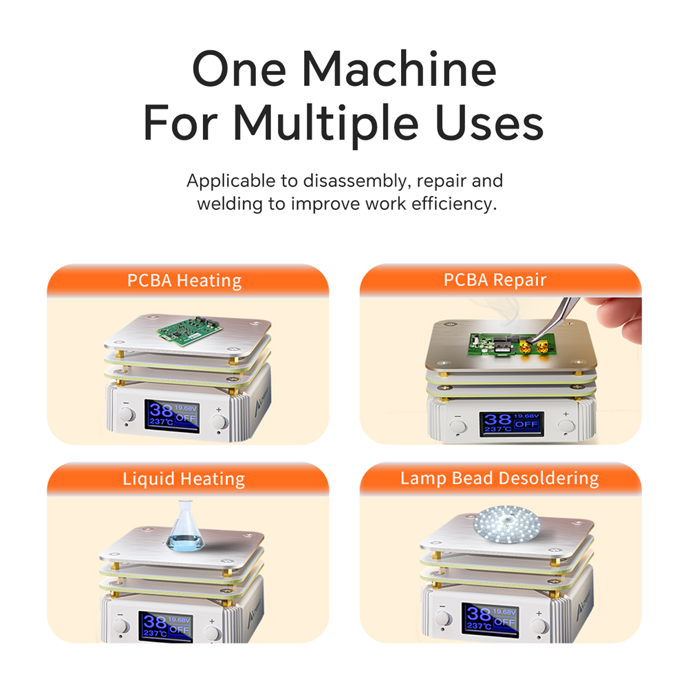 لوحة تسخين صغيرة PD65W للتسخين - مراجعة Smd Solder Paste وسعره