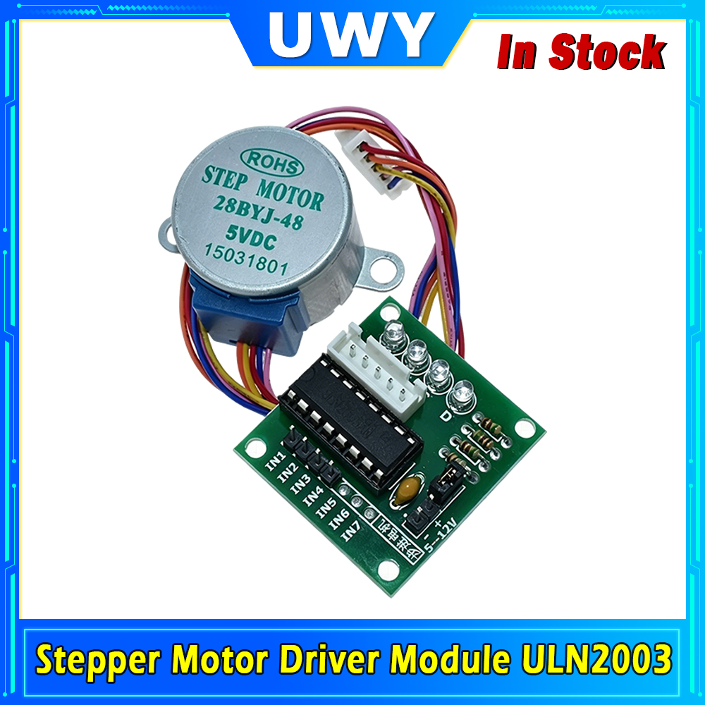 مجموعة واحدة من محركات الخطوة  - مراجعة Stepper Motor 28Byj وسعره