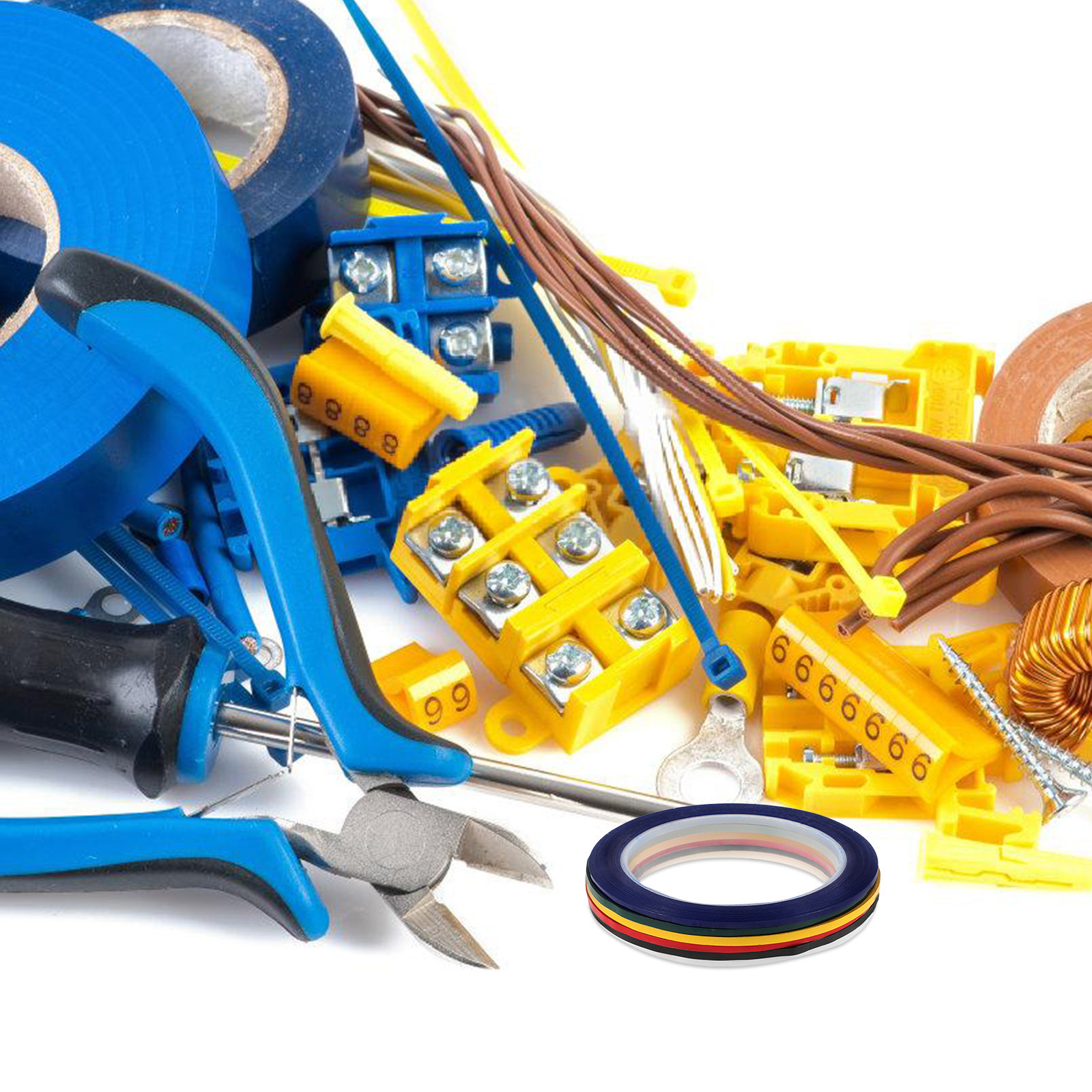 6 لفات من الشريط العازل من الب - مراجعة Diy For Electronics وسعره