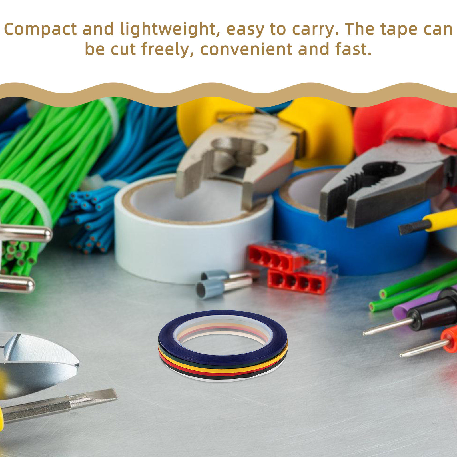 6 لفات من الشريط العازل من الب - مراجعة Diy For Electronics وسعره