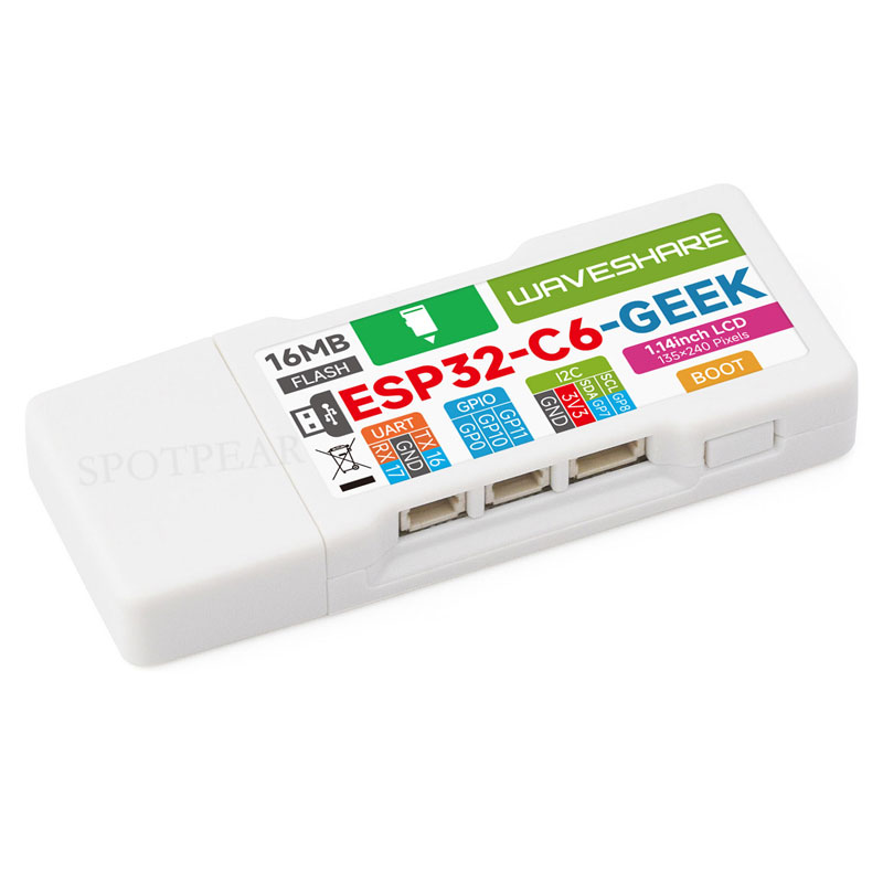 لوحة تطوير ESP32-C6 GEEK مع شا - مراجعة Diy For Electronics وسعره
