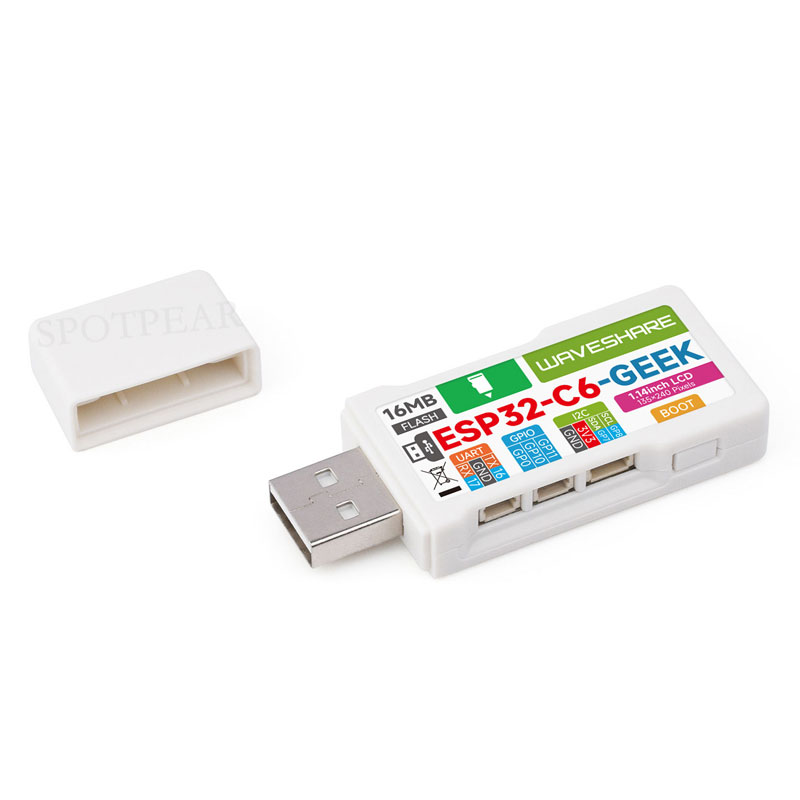 لوحة تطوير ESP32-C6 GEEK مع شا - مراجعة Diy For Electronics وسعره