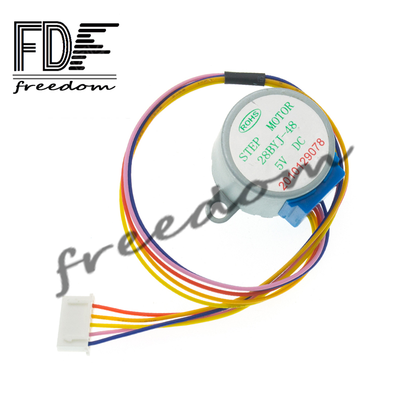 محرك متدرج رباعي الأطوار 28BYJ - مراجعة Stepper Motor 28Byj وسعره