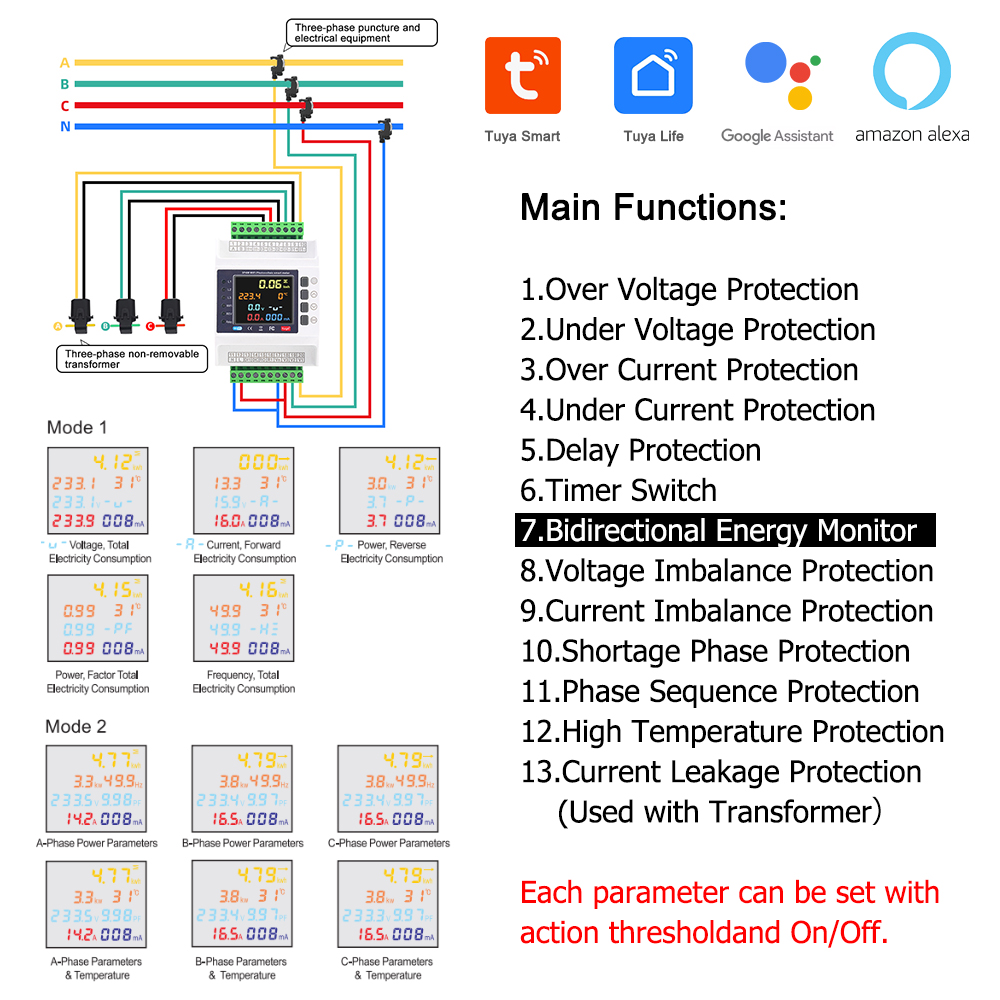 عداد طاقة ذكي من تويا يعمل بتق - مراجعة Diy Electronics Store وسعره