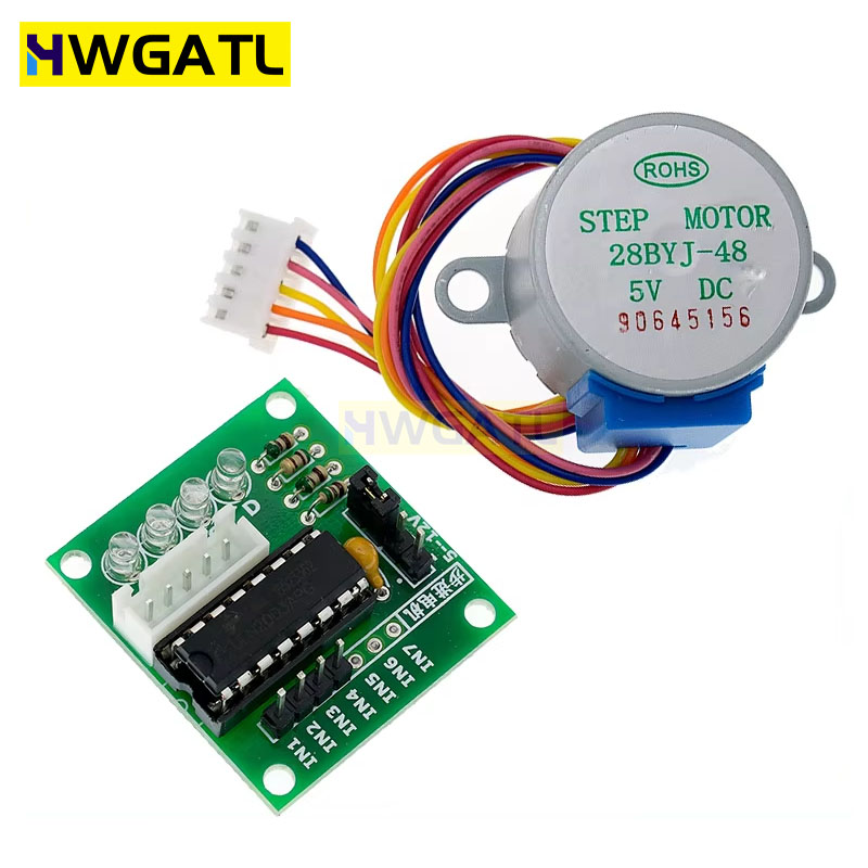 HWGATL 5 فولت 4-Phase 28BYJ-48 - مراجعة Stepper Motor 28Byj وسعره