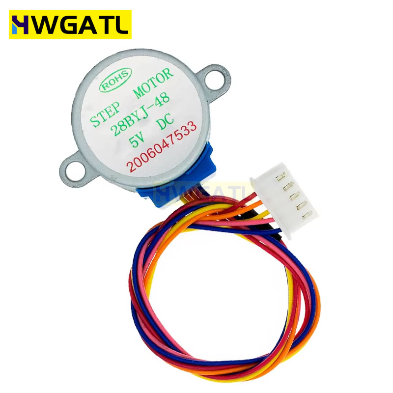 HWGATL 5 فولت 4-Phase 28BYJ-48 - مراجعة Stepper Motor 28Byj وسعره