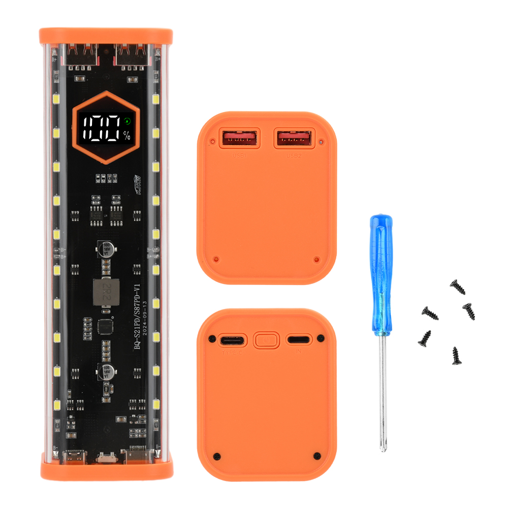 علبة بطاريات 8*21700 بقوة 22.5 - مراجعة Diy Electronics Hobby وسعره