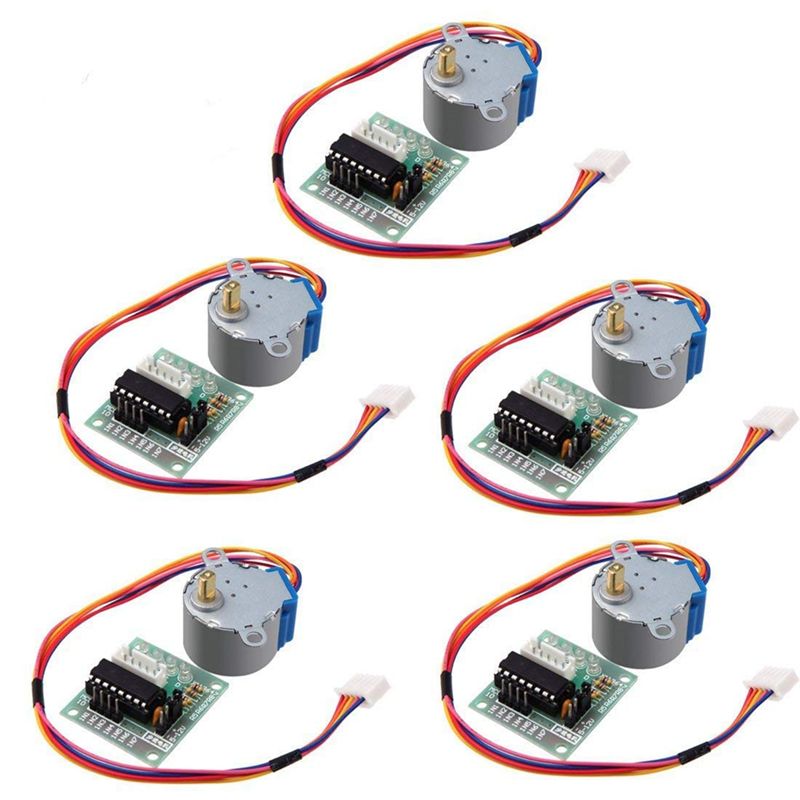 مجموعة A49T من 5 قطع: محرك خطو - مراجعة Stepper Motor 28Byj وسعره