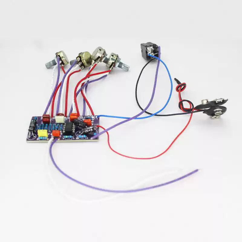 طقم مكبر صوت نشط لجيتار الجاز  - مراجعة Diy Guitar Electronics Kit وسعره