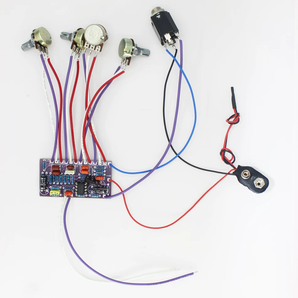 طقم مكبر صوت نشط لجيتار الجاز  - مراجعة Diy Guitar Electronics Kit وسعره