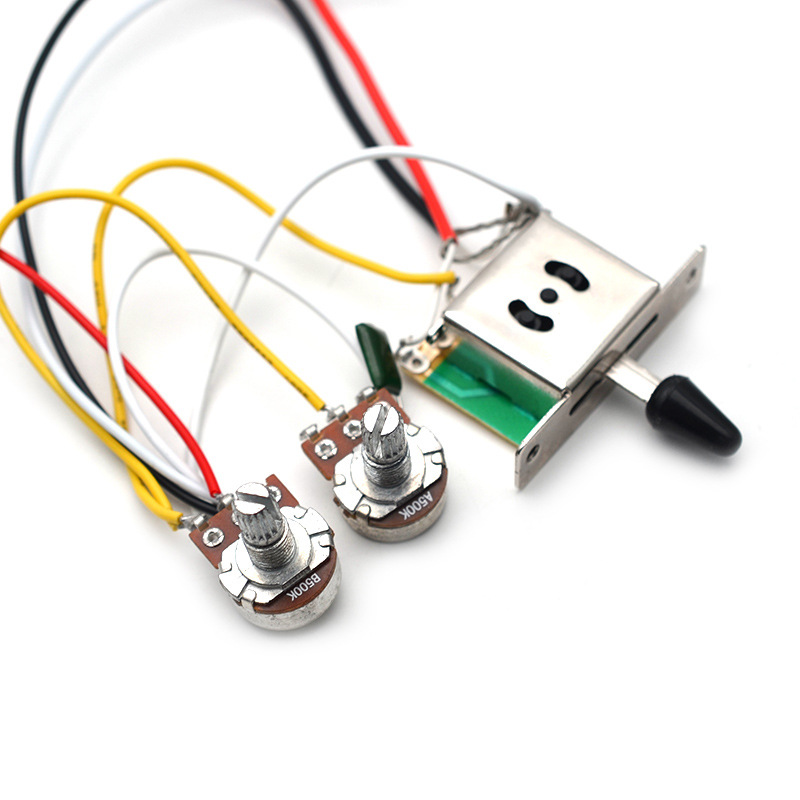 طقم إلكترونيات جيتار كهربائي H - مراجعة Diy Guitar Electronics Kit وسعره