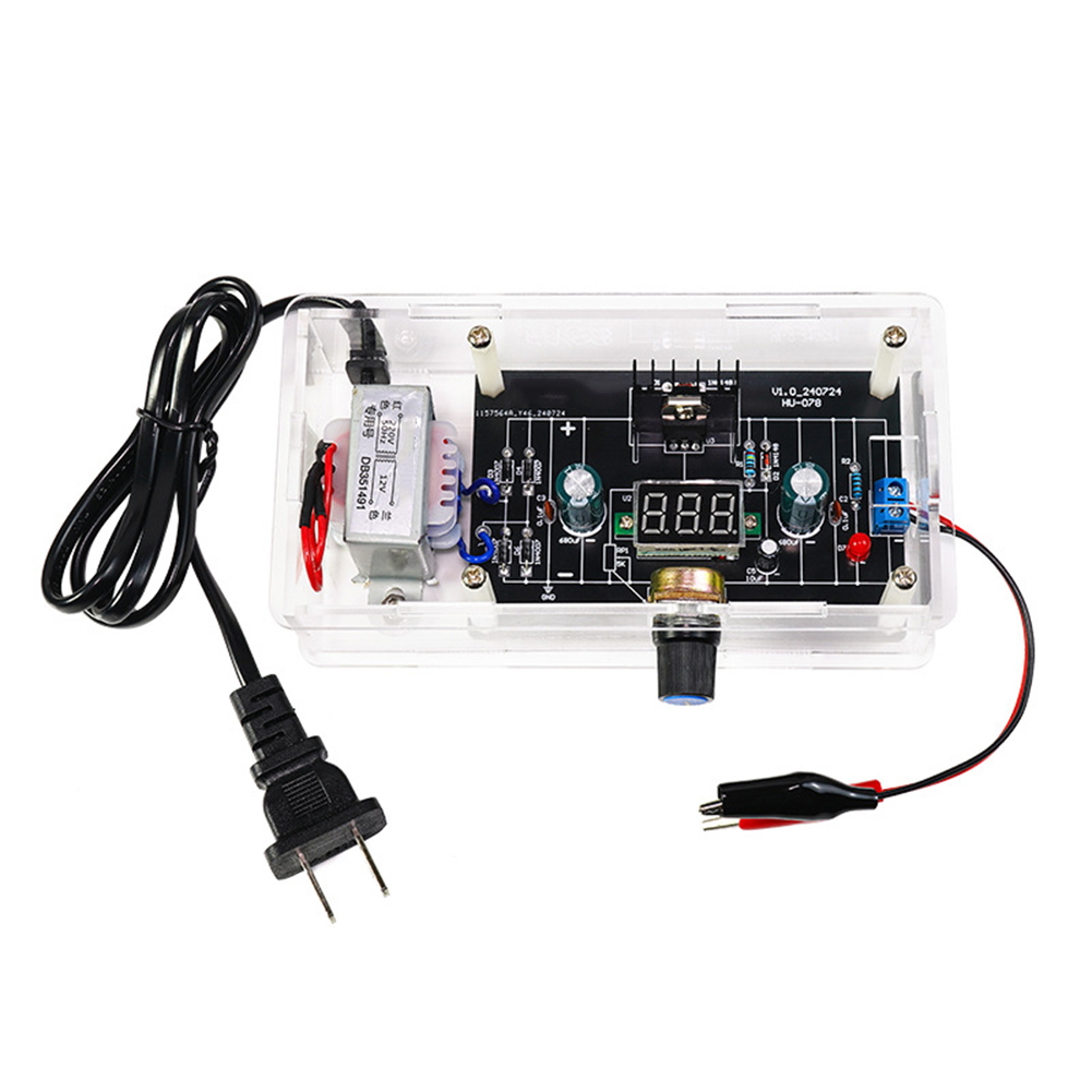 لوحة تنظيم الجهد LM317 مع فولت - مراجعة Diy Electronics Kits وسعره