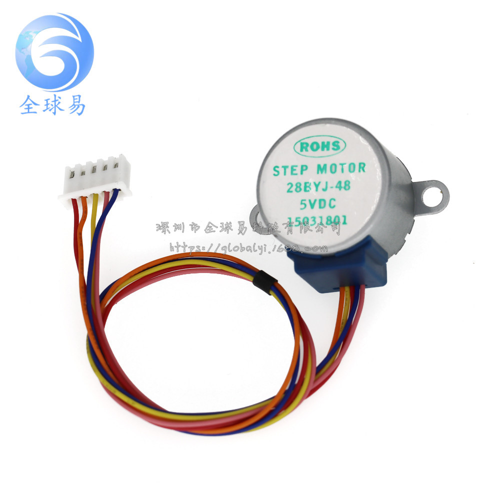 10 قطعة 5 فولت محرك متدرج 4 ال - مراجعة Stepper Motor 28Byj وسعره