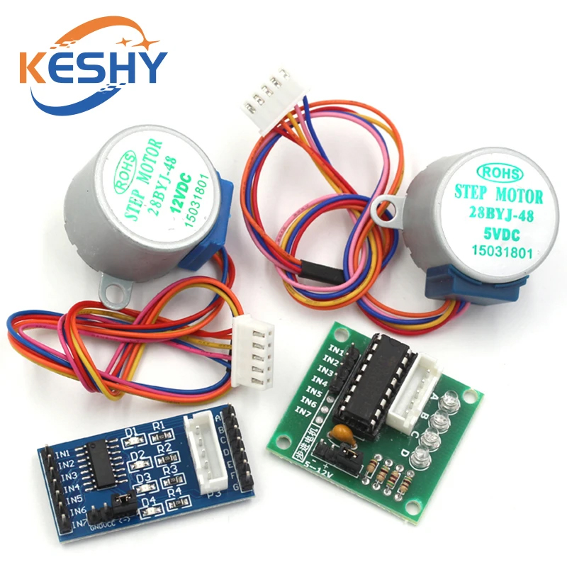 5 فولت 4-Phase 28BYJ-48 تيار م - مراجعة Stepper Motor 28Byj وسعره