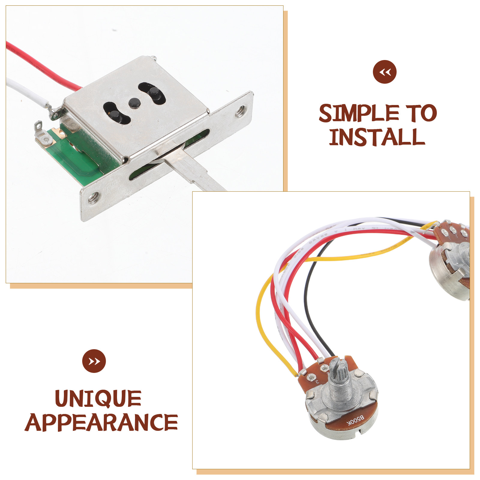 طقم توصيلات كهربائية للجيتار،  - مراجعة Diy Guitar Electronics Kit وسعره