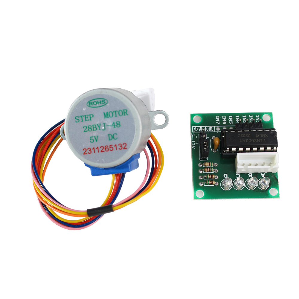 مجموعة محرك خطوي 28BYJ-48 بجهد - مراجعة Stepper Motor 28Byj وسعره